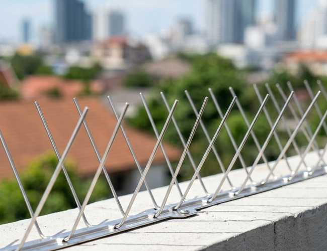 หนามกันนก (Bird Spikes) คืออะไร? เจาะลึกวิธีทำงานและทำไมถึงเป็นอาวุธลับสยบนกพิราบ