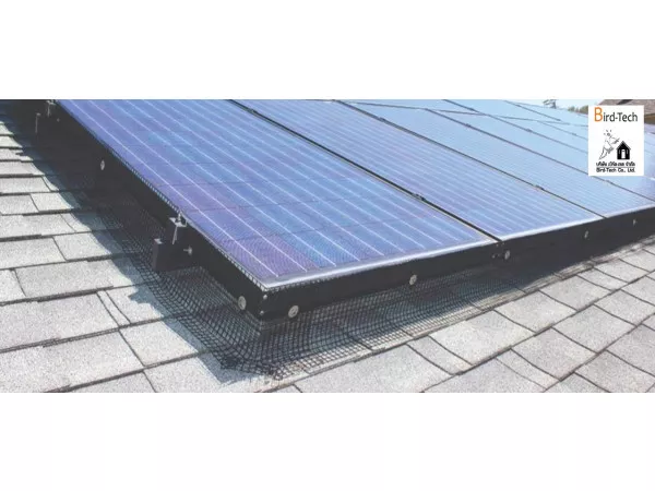 ตาข่ายกันนกกัลวาไนซ์หุ้ม PVC (สีดำ) กว้าง8นิ้วx100ฟุต พร้อมคลิปล็อคแบบ C-Lock